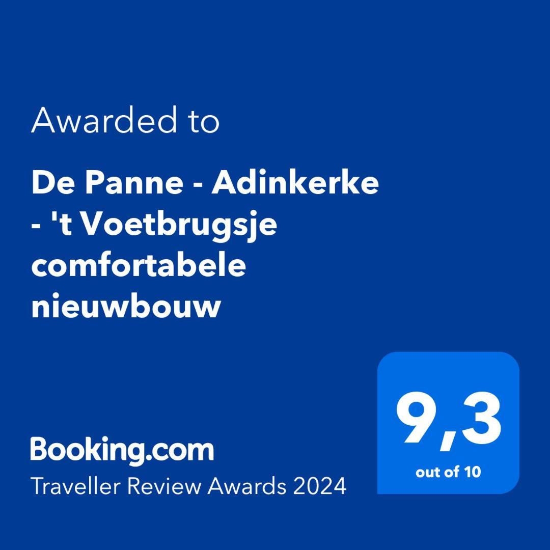 De Panne - Adinkerke - 'T Voetbrugsje Comfortabele Nieuwbouw 외부 사진